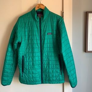 Women’s Green Patagonia Nano Puffer with Primaloft